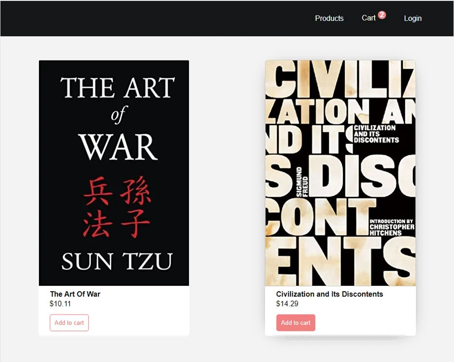 Book Store website